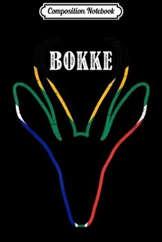 Composition Notebook: South African Rugby Springboks Bokke Africa Flag  Journal/Notebook Blank Lined Ruled 6x9 100 Pages