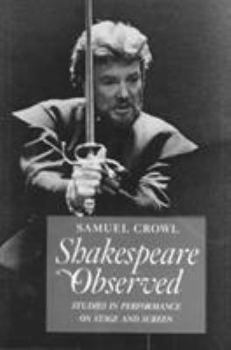 Paperback Shakespeare Observed: Studies in Performance on Stage and Screen Book