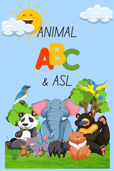 Paperback Animal ABC & ASL Book