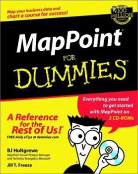 Paperback Mappoint (R) for Dummies. [With CDROM] [With CDROM] Book