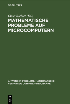 Hardcover Mathematische Probleme Auf Microcomputern [German] Book