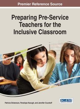 Hardcover Preparing Pre-Service Teachers for the Inclusive Classroom Book