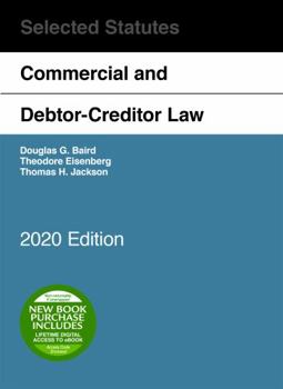 Paperback Commercial and Debtor-Creditor Law Selected Statutes, 2020 Edition Book