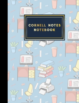 Paperback Cornell Notes Notebook: Student Notebook For Note Taking, Lecture and Meetings, 8.5" x 11", 200 pages Book