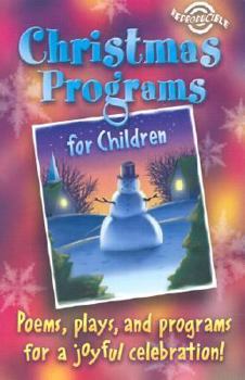 Paperback Christmas Programs for Children Book