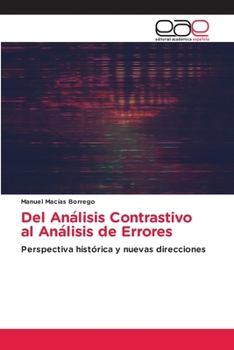 Paperback Del Análisis Contrastivo al Análisis de Errores [Spanish] Book