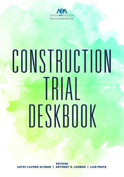 Paperback Construction Trial Deskbook Book
