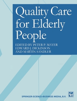 Paperback Quality Care for Elderly People Book