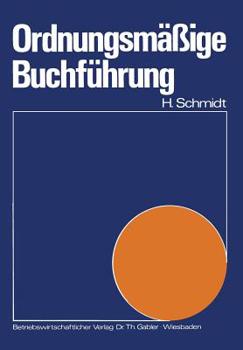 Paperback Ordnungsmäßige Buchführung [German] Book