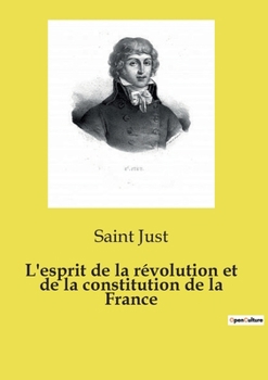 Paperback L'esprit de la révolution et de la constitution de la France [French] Book
