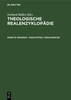 Hardcover Erasmus - Fakultäten, Theologische [German] Book