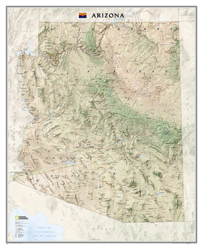 Map National Geographic Arizona Wall Map - Laminated (33 X 40.5 In) Book