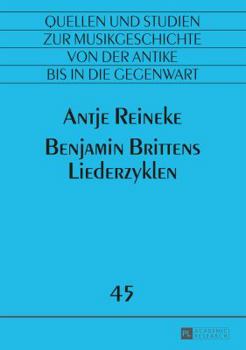 Paperback Benjamin Brittens Liederzyklen [German] Book
