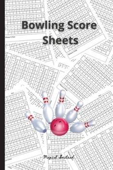 Paperback Bowling Score Sheets Book