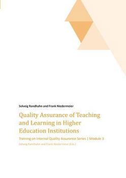 Paperback Quality Assurance of Teaching and Learning in Higher Education Institutions Book