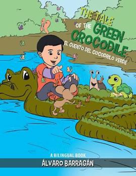 Paperback The Tale of the Green Crocodile: A Bilingual Book [Multiple Languages] Book
