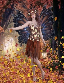 Paperback Composition Book: Fairy Composition Book 8.5 x 11 Wide Ruled Line Paper with 200 pages (100 sheets) Book