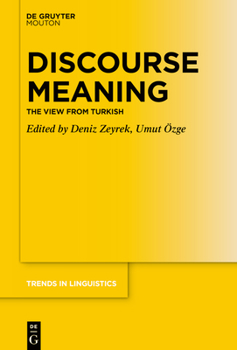 Hardcover Discourse Meaning: The View from Turkish Book