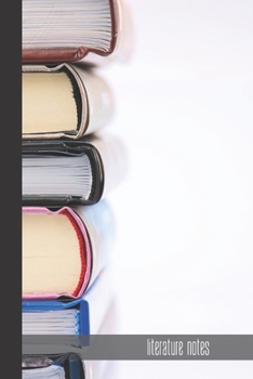 literature notes: small lined Librarian Notebook / Travel Journal to write in (6'' x 9'') 120 pages