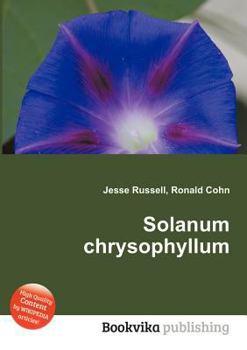 Paperback Solanum Chrysophyllum Book
