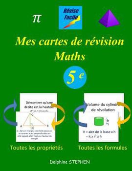 Paperback Mes cartes de révision Maths 5e [French] Book
