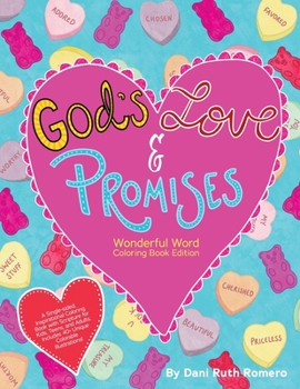 Paperback God's Love & Promises - Single-sided Inspirational Coloring Book with Scripture for Kids, Teens, and Adults, 40+ Unique Colorable Illustrations Book