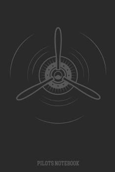 Pilots Notebook: 9x6inch Pilots Notebook Dot Grid