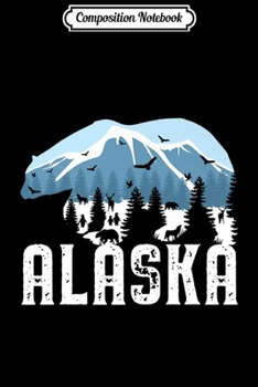 Composition Notebook: Polar Bear Wild Animal Snow Mountain & Nature - Alaska Premium  Journal/Notebook Blank Lined Ruled 6x9 100 Pages