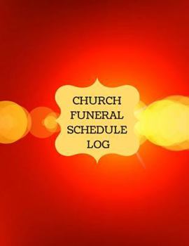 Paperback Church Funeral Log Book