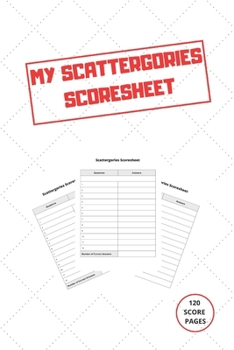 Paperback MY Scattergories Score sheet Book