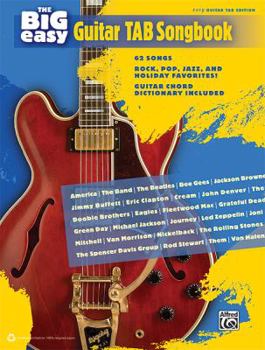 Paperback The Big Easy Guitar Tab Songbook: The Big Easy Songbook Series Book