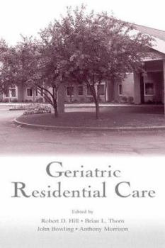 Paperback Geriatric Residential Care Book