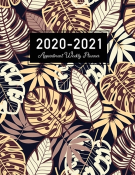 2020-2021 Appointment Weekly Planner: Tropical Dark Colorful Cover 15 Months Appointment Weekly Monthly Planner Daily And Hourly Calendar Time with15 Minute Increments Academic Agenda Schedule Organiz