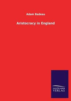 Paperback Aristocracy in England Book