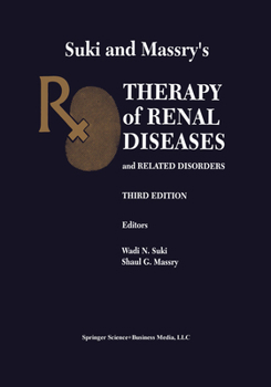 Paperback Suki and Massry's Therapy of Renal Diseases and Related Disorders Book