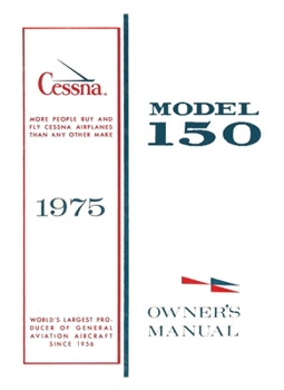 Paperback Cessna 1975 Model 150 Owner's Manual Book