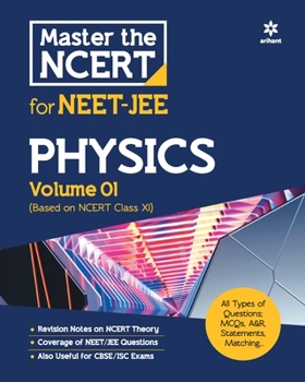 Paperback Master the NCERT for NEET and JEE Physics Vol 1 Book