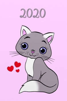 2020: Katze -  Kalender - Wochenkalender - Zielsetzung - Zeitmanagement - Produktivität - Terminplaner - Terminkalender  +12 Seiten ... für Notizen und Skizzen (German Edition)