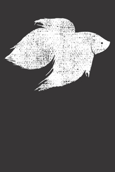 Paperback Notebook: Fish College Ruled 6x9 120 Pages Book