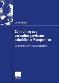 Paperback Controlling Aus Verwaltungswissenschaftlicher Perspektive [German] Book