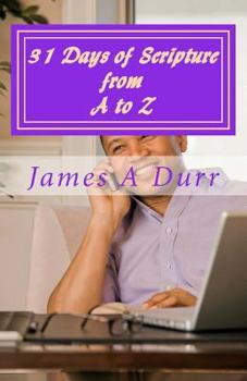 Paperback 31 Days of Scripture from A to Z Book
