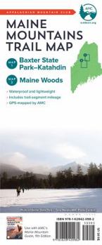 Map AMC Maine Mountains Trail Maps 1-2: Baxter State Park-Katahdin and Maine Woods Book