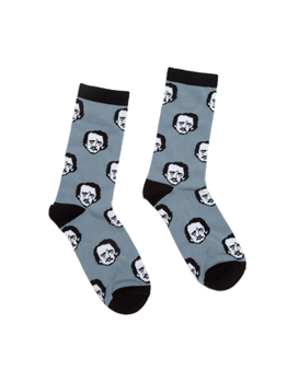 Misc. Edgar Allan Poe-Ka Dot Socks - Large Book