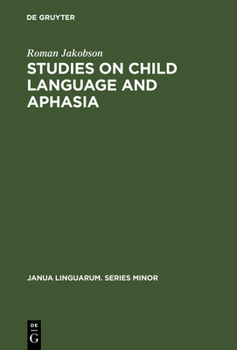 Hardcover Studies on Child Language and Aphasia Book