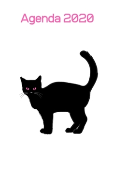 Agenda 2020: Agenda Hebdomadaire 2020 | 1 Semaine par page Format A5 | Janvier 2020 à Décembre 2020 | Planificateur Organiseur Semainier avec ... Chats | Chat Noir et Rose (French Edition)