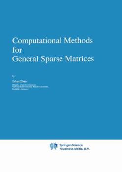 Paperback Computational Methods for General Sparse Matrices Book