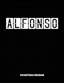 Cornell Notes Notebook : Cornell Note Paper Notebook. Blank Books for College Students. Large College Ruled Medium Lined Journal Note Taking System for School and University. Personalized Name: Alfons