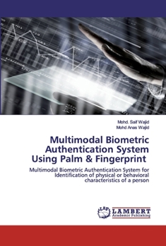 Paperback Multimodal Biometric Authentication System Using Palm & Fingerprint Book