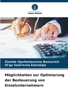 Paperback Möglichkeiten zur Optimierung der Besteuerung von Einzelunternehmern [German] Book
