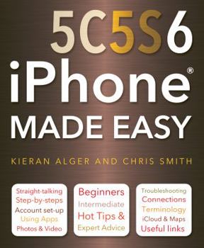 Paperback iPhone 5c, 5s and 6 Made Easy Book